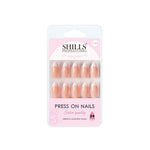 Thumbnail for shills professional reusable press on nails french almond spn745