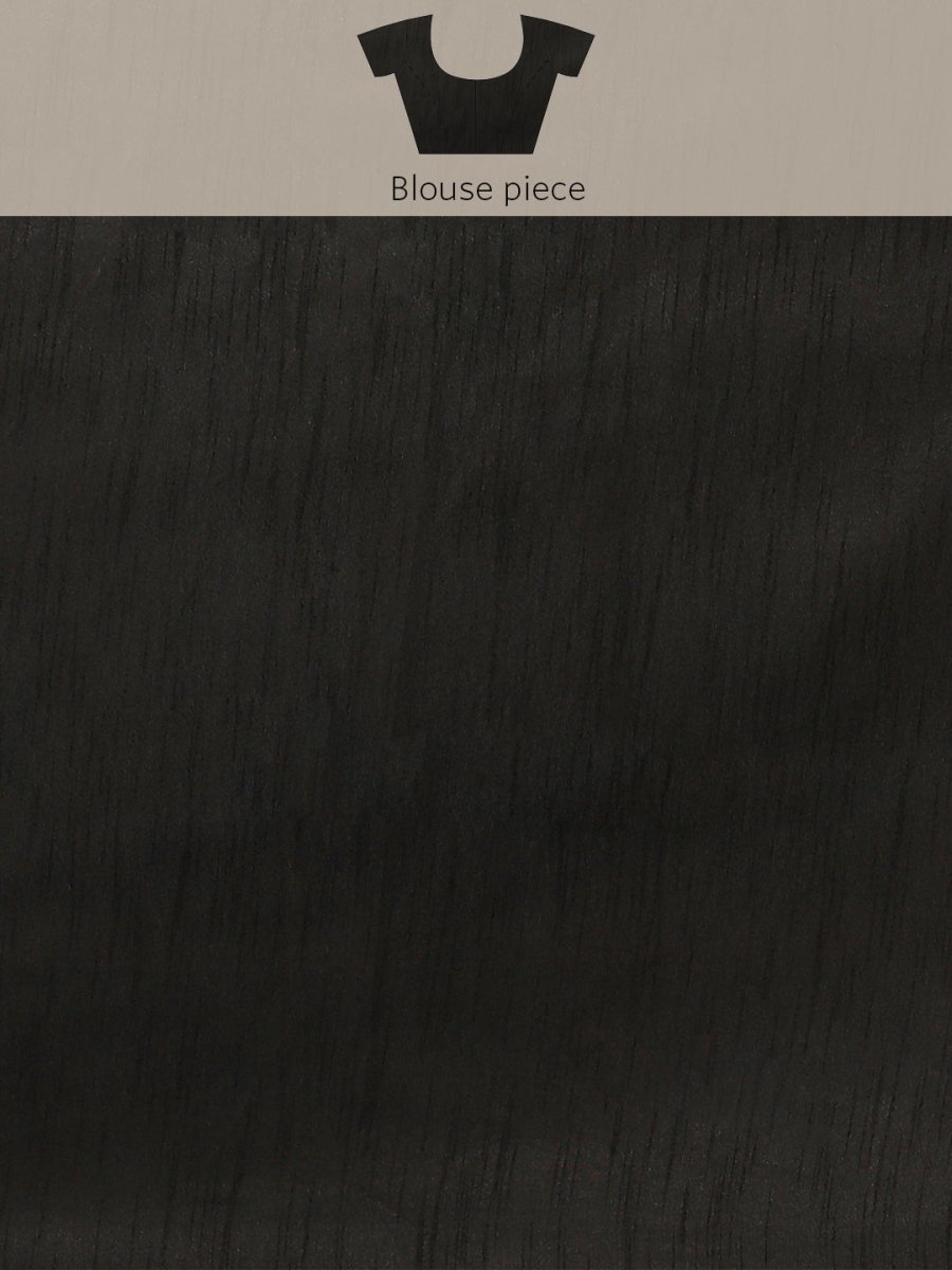 Anouk Black Stone Detail Border Saree - Distacart