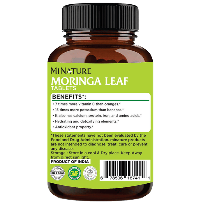 Minature 100% Natural Moringa Leaf Tablet