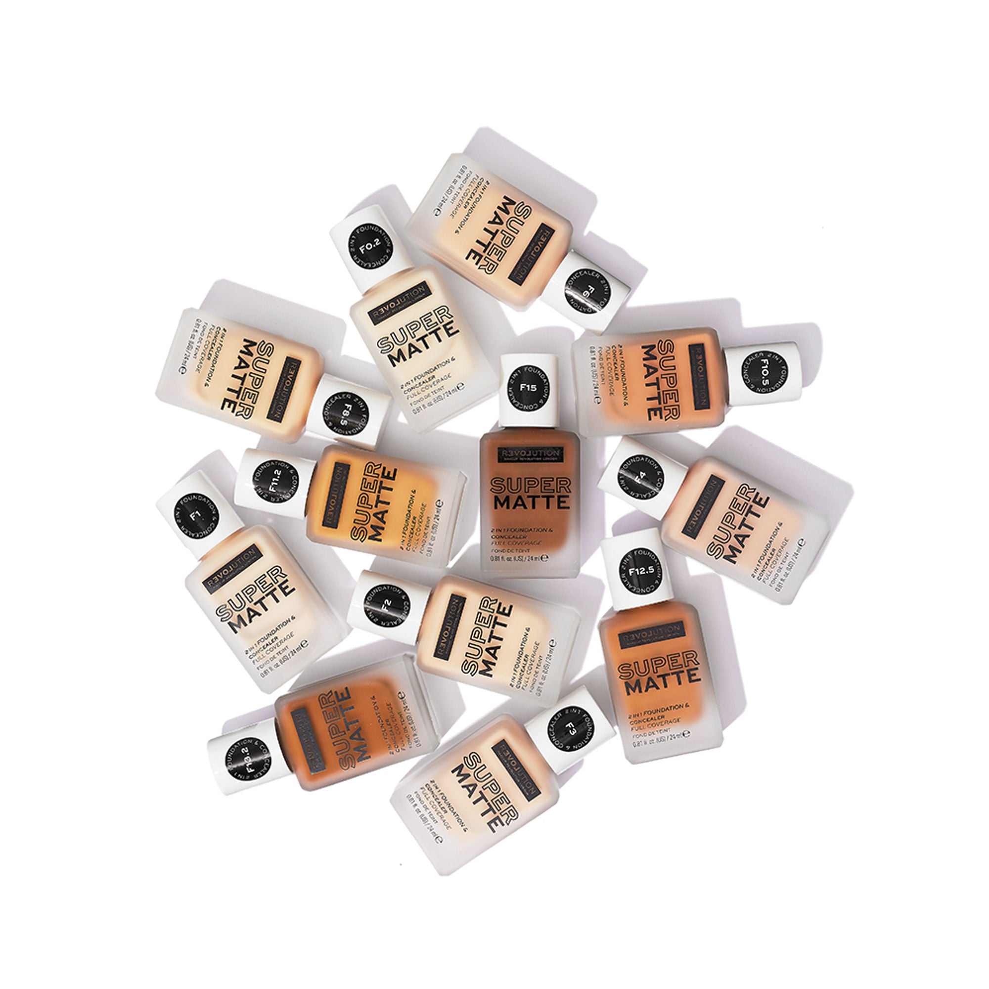 Makeup Revolution Relove Supermatte Foundation - F13-2