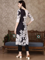 Thumbnail for Kalini Women Floral Embroidered Regular Thread Work Kurta Trousers With Dupatta