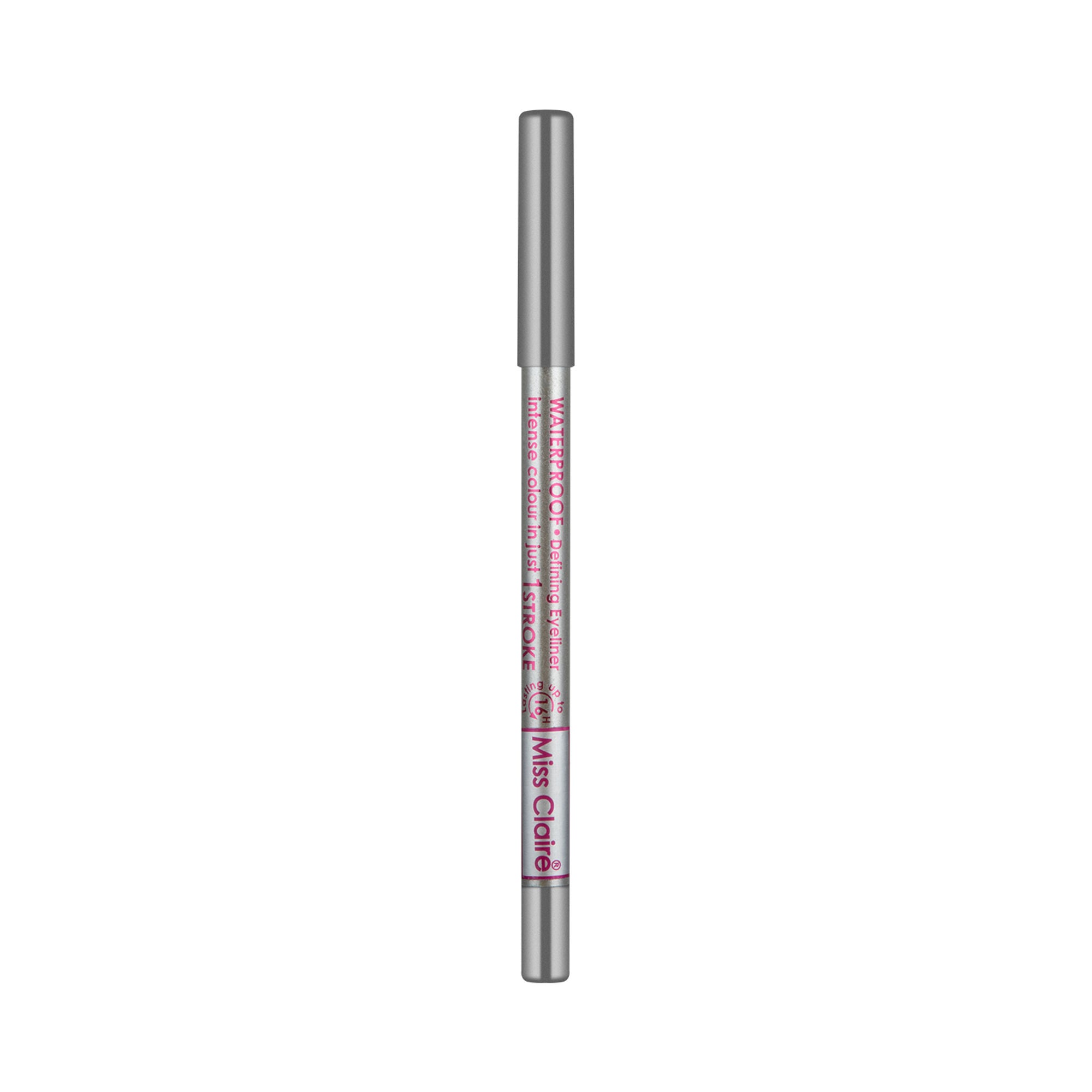 Miss Claire Waterproof Defining One Stroke Eyeliner Kajal - Silver
