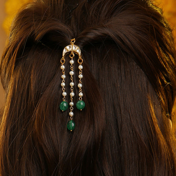 Ruby Raang Chanda Pearl Droppings Hair Pin - Distacart