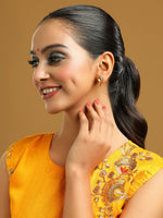 Thumbnail for Ruby Raang Yellow Citrine Kundan Studs