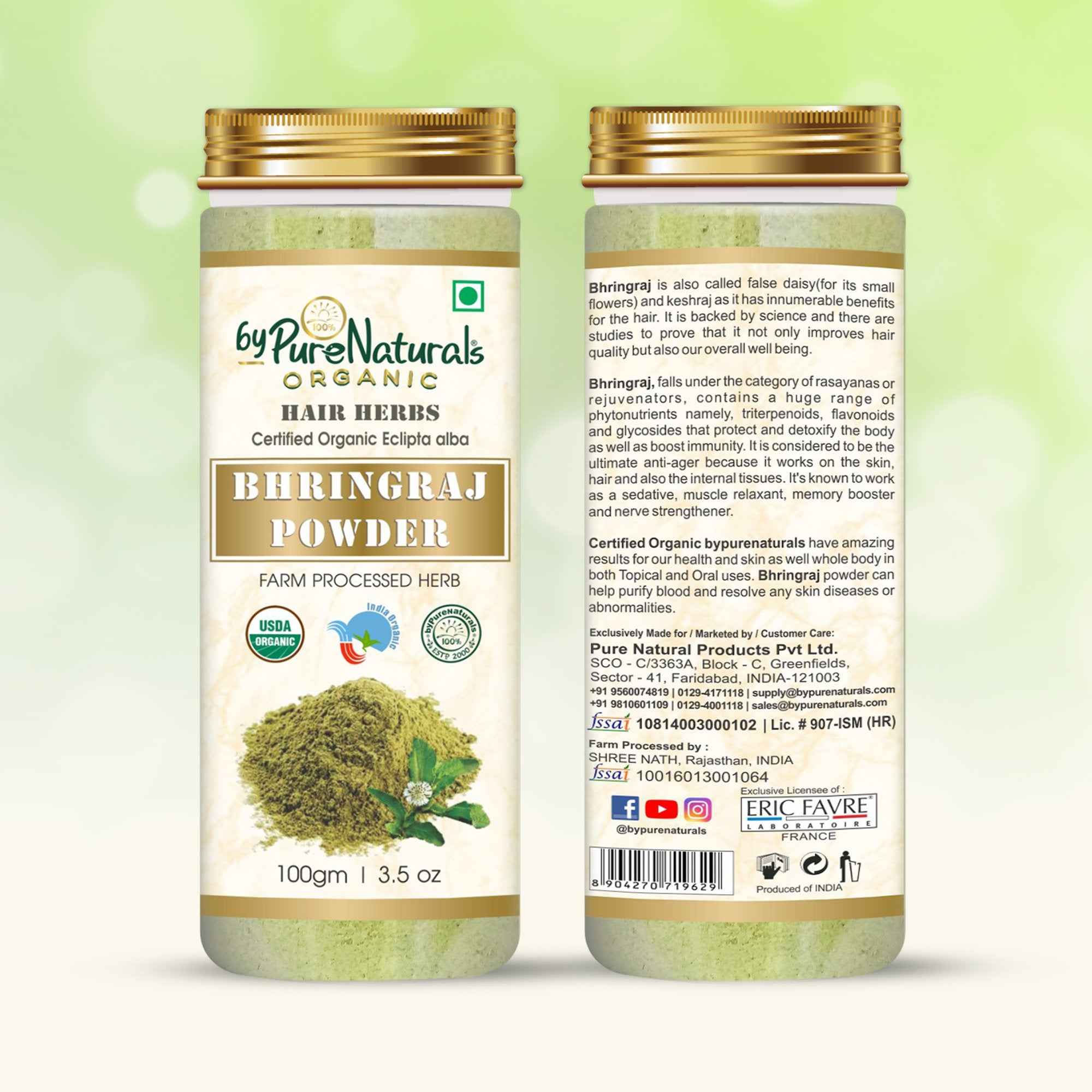 byPureNaturals Organic Bhringraj Powder - Dista