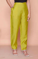Thumbnail for Miravan Womens Muslin Yellow Kurta And Palazzo With Dupatta Set - Distacart
