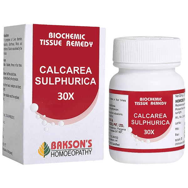 Bakson's Homeopathy Calcarea Sulphurica Biochemic Tablets