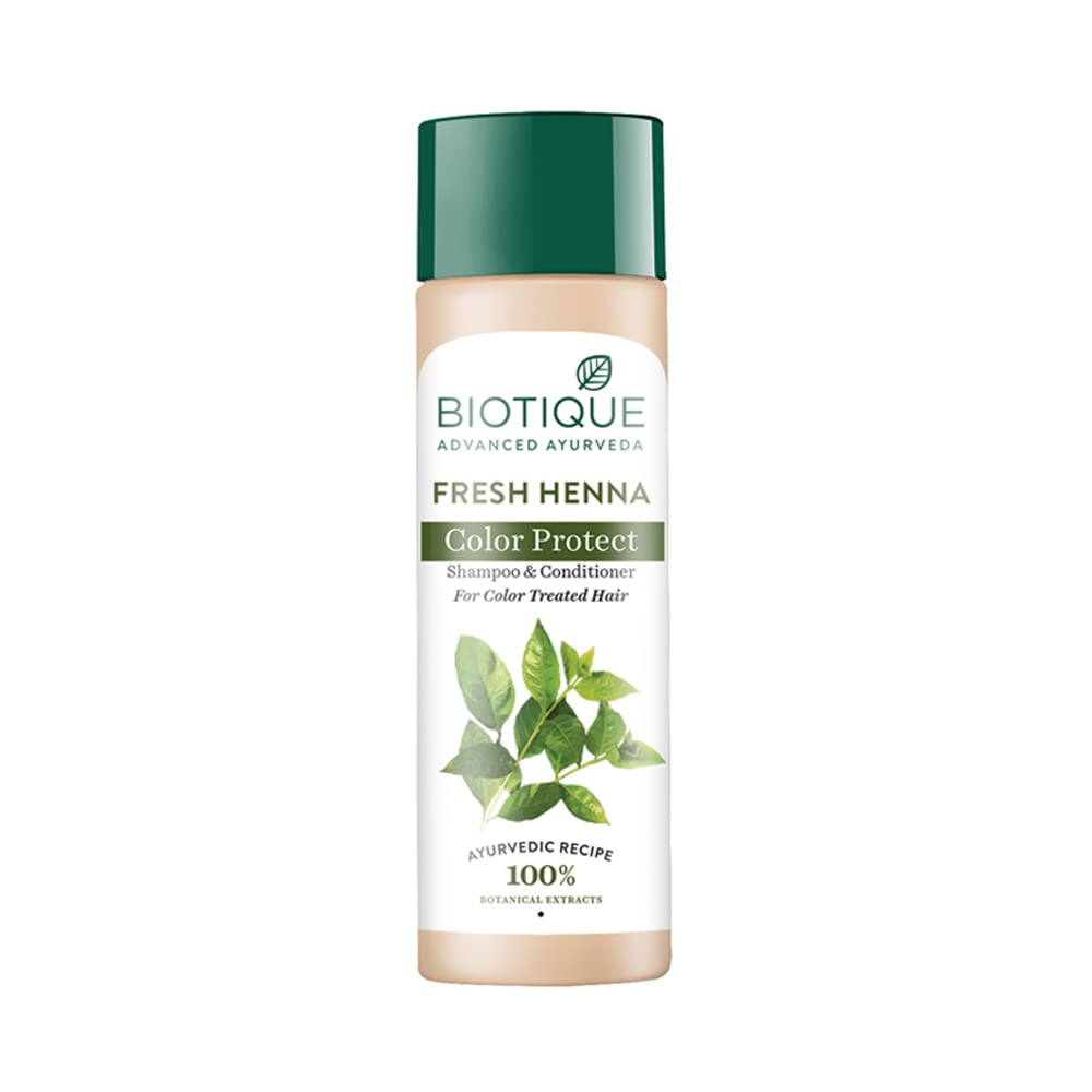 Biotique Bio Henna Leaf Fresh Texture Shampoo and Conditioner - Distacart