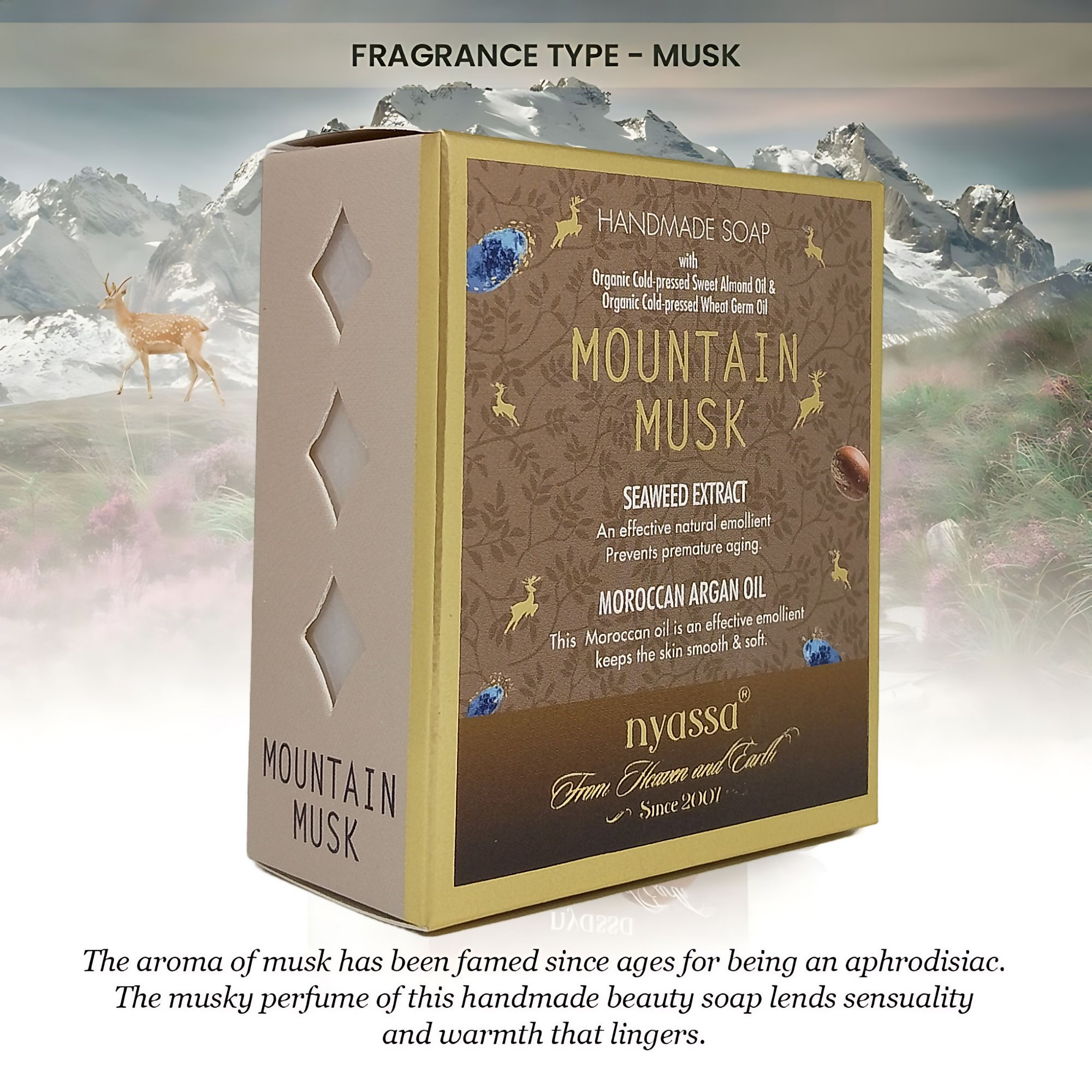Nyassa Mountain Musk Handmade Soap - Distacart