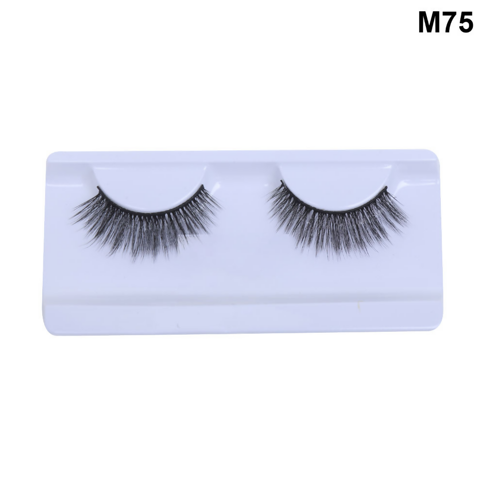 Bronson Professional Dramatic, Party Style Long and Natural False Eyelashes - M75 - Dista