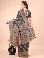 Thumbnail for Astita Cotton Black Saree