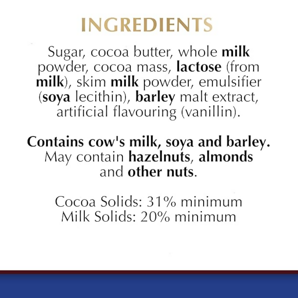 Lindt Swiss Chocolate - Milk - Dista