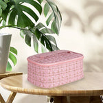 Thumbnail for Bronson Professional Pink Makeup Pouch Cosmetic Organizer Kit - Dista