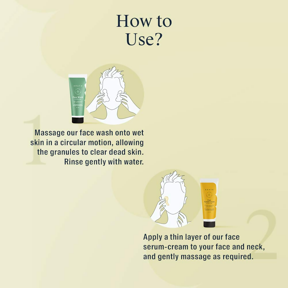 Arata Natural Anti-Aging Face Kit - Distacart