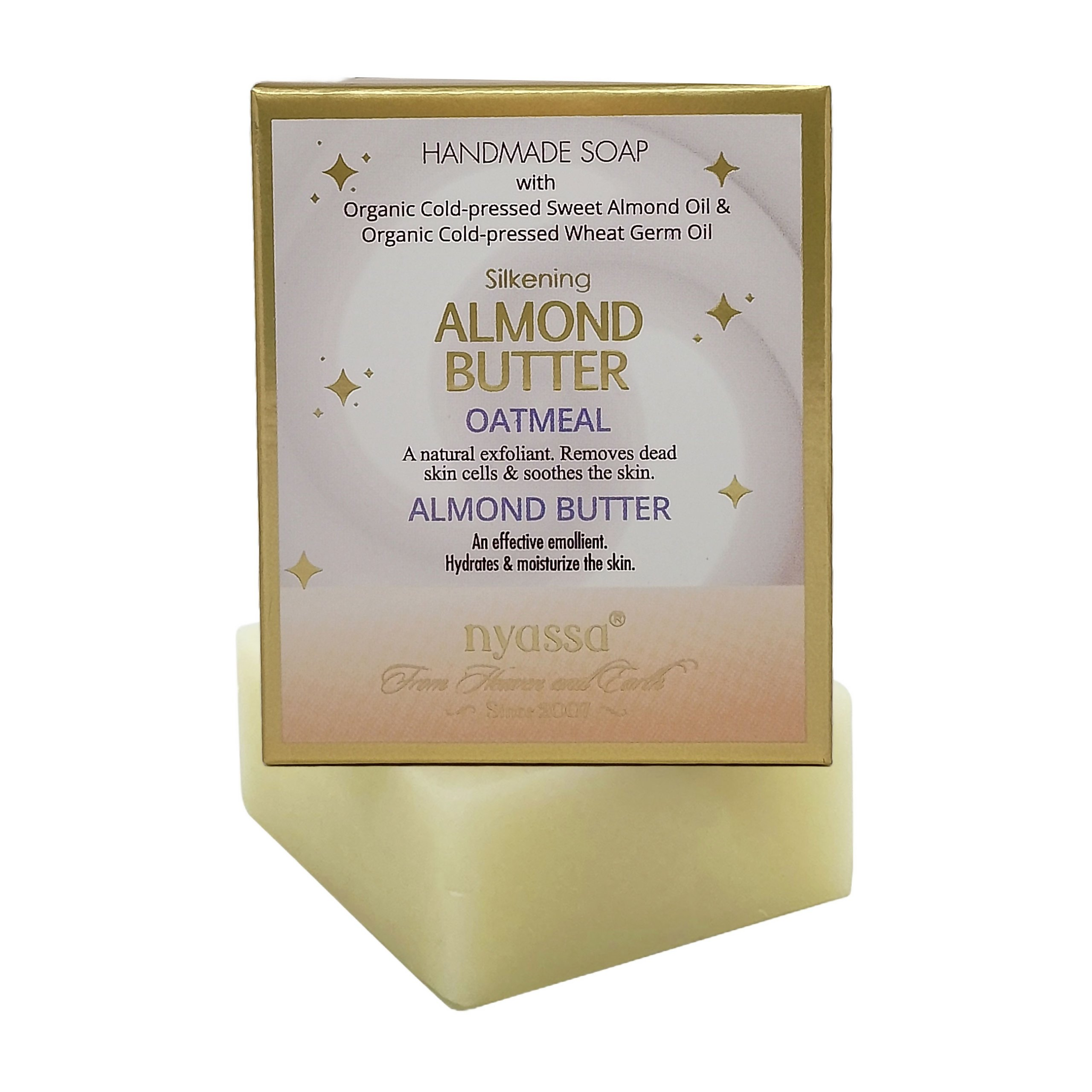 Nyassa Silkening Almond Butter Luxurious Handmade Soap - Dista