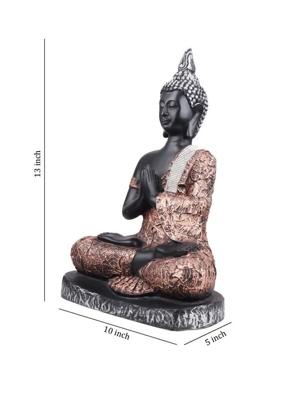 The White Ink Decor Lord Buddha Statue - Distacart