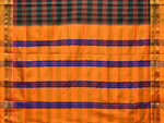 Thumbnail for Black and Yellow ilkal Cotton Saree with Checks Design No Blouse - Global Threads - Distacart
