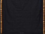 Thumbnail for Black Uppada Cotton Handloom Saree with Assorted Buta Pallu Design - Global Threads - Distacart