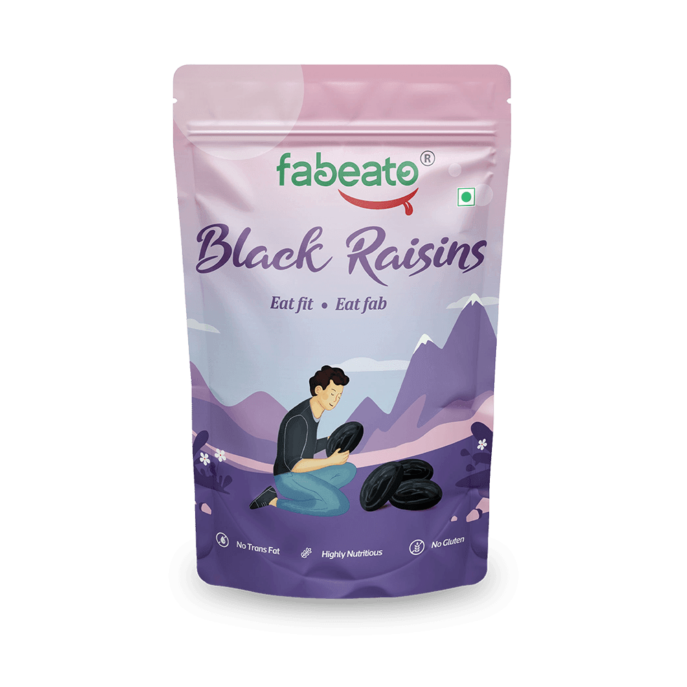 Fabeato Premium Afghani Seedless Black Raisins