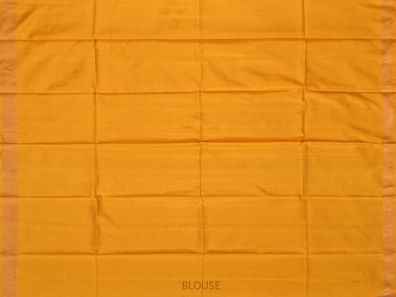 Blue and Yellow Uppada Silk Handloom Saree with Buta and Ikat Border Design - Global Threads - Distacart