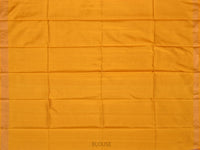 Thumbnail for Blue and Yellow Uppada Silk Handloom Saree with Buta and Ikat Border Design - Global Threads - Distacart