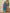Yufta Blue Ikat Print Straight Strappy Kurta Trouser And Dupatta Set
