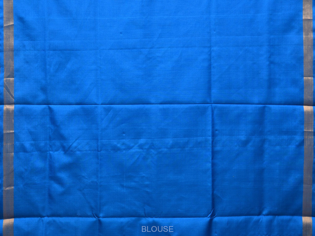 Blue Uppada Silk Handloom Saree with Border and Pallu Buta Design - Global Threads - Distacart