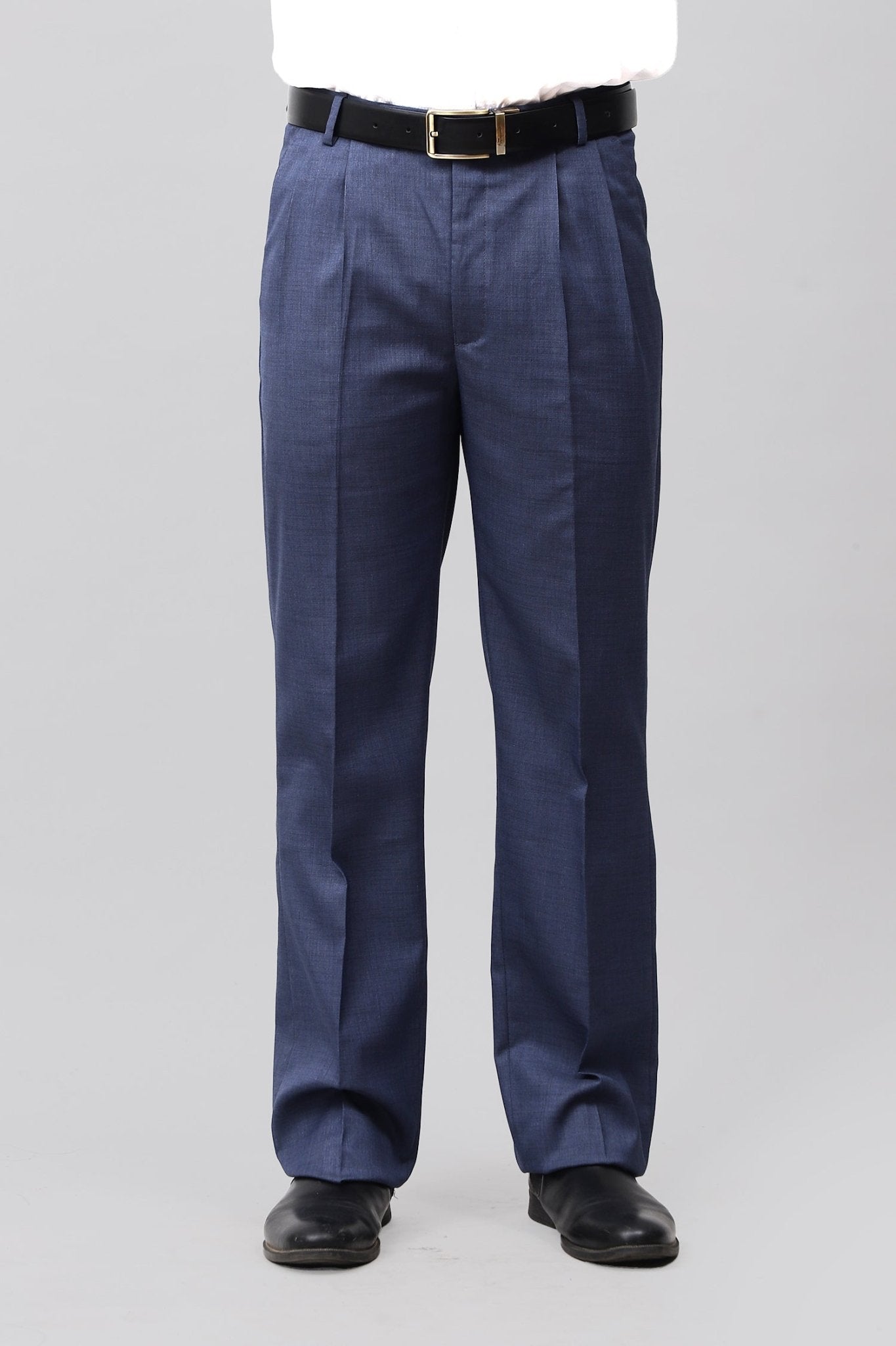 Bluebird Electric Blue Pleated Trouser - Distacart