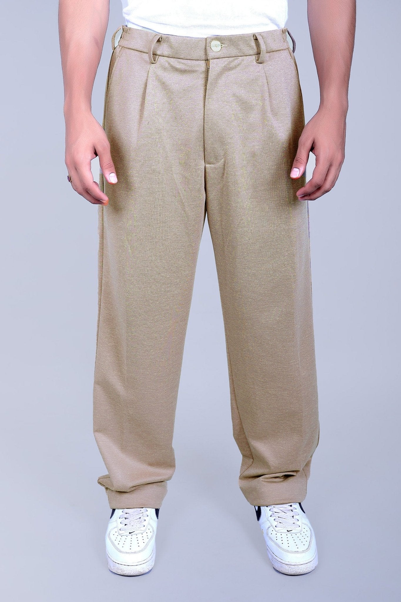 Bluebird Beige Color Korean Style Pant - Distacart