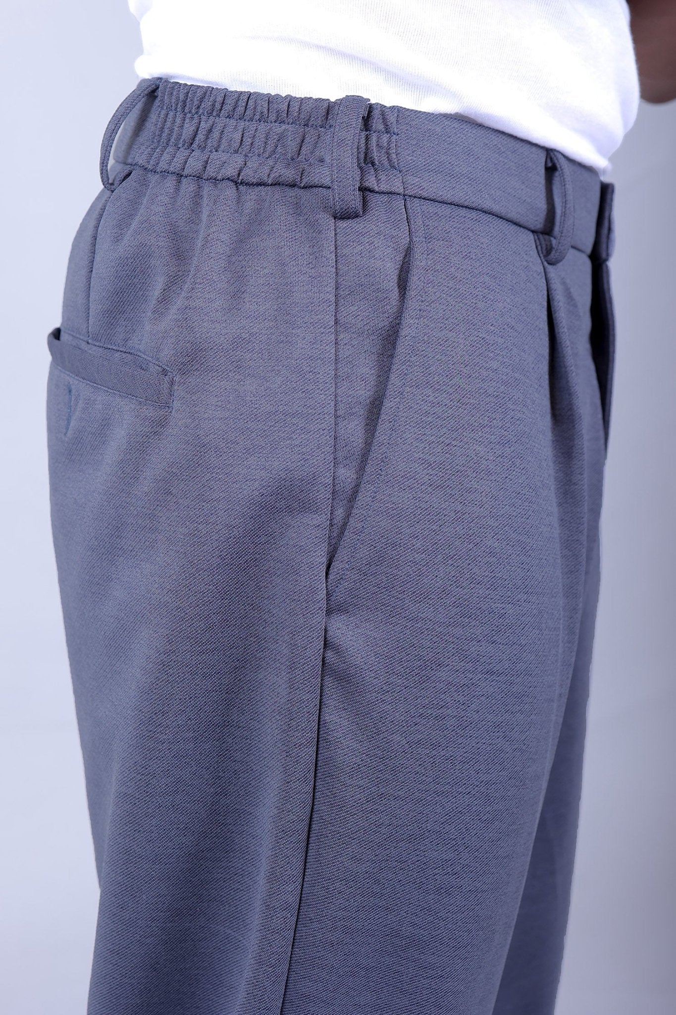 Bluebird korean pleated pant grey color - Distacart