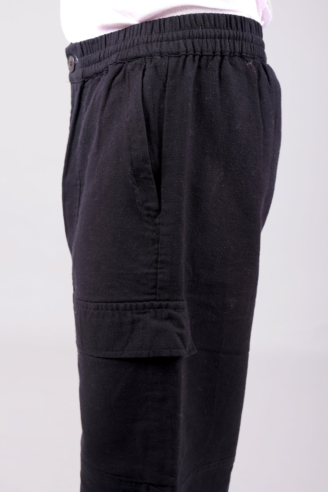 Bluebird Men's Cotton Cargo Pant Loose Fit Black - Distacart