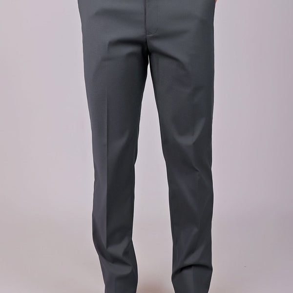 Bluebird Men's Iron Grey Stretch Band Trousers - Distacart