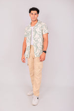 Thumbnail for Bluebird Men's Slim Fit Cotton Cargo Pant Beige - Distacart