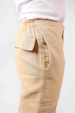 Thumbnail for Bluebird Men's Slim Fit Cotton Cargo Pant Beige - Distacart