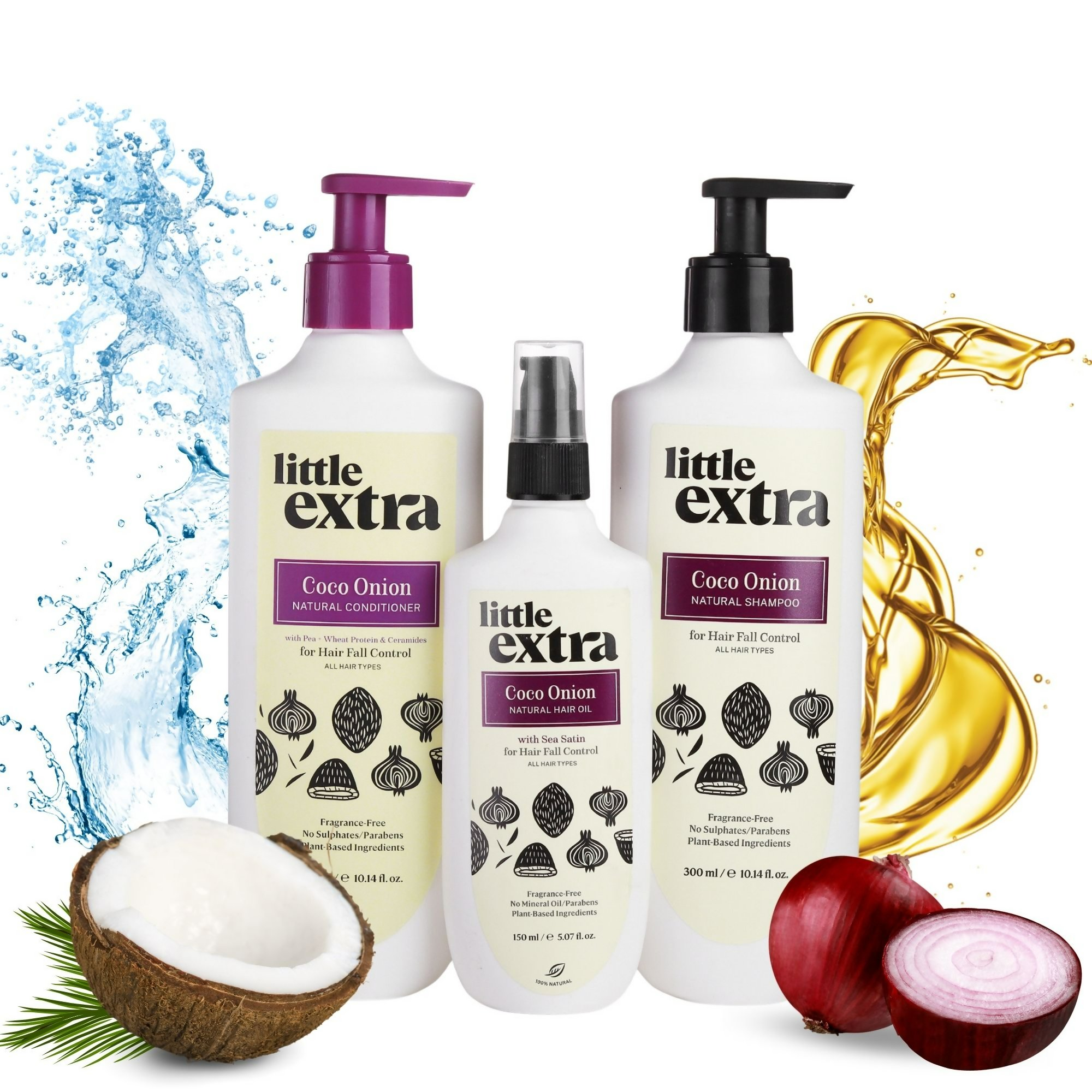 Little Extra Coco Onion Anti Hair Fall Kit - Distacart