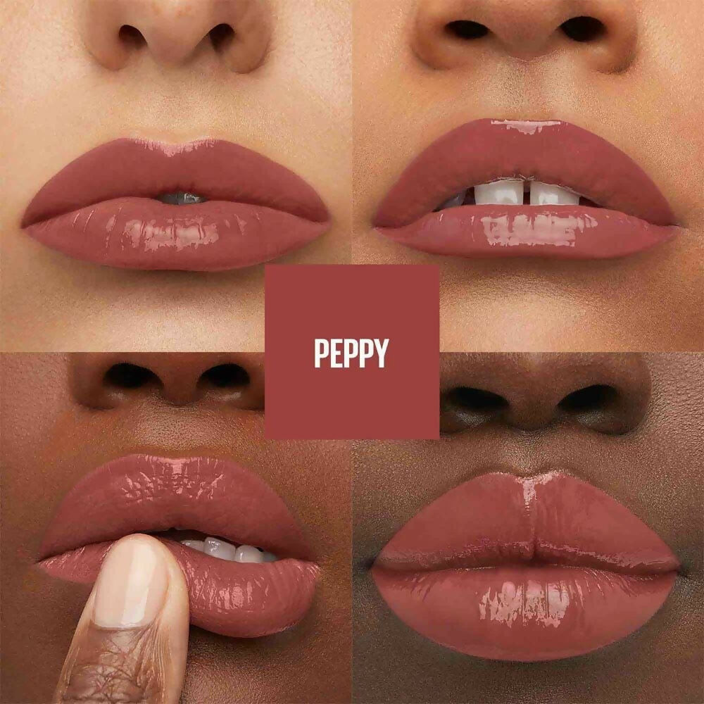Maybelline New York Super Stay Vinyl Ink Liquid Lipstick, Instant Shine Lasts Up To 16H - Peppy - Distacart