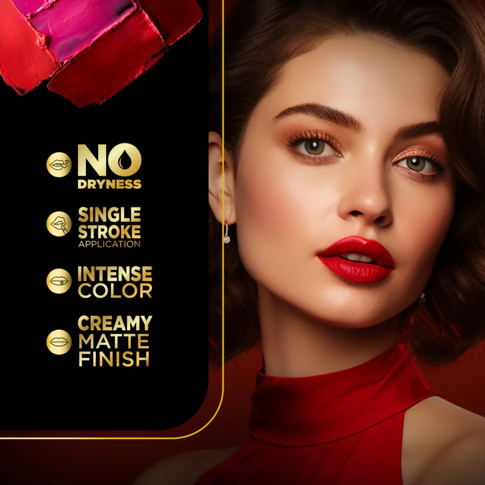 Faces Canada Comfy Matte Creme Lipstick - Make A Wish 20 - Distacart
