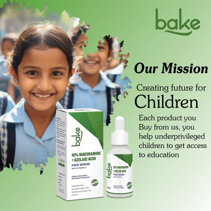 Bake 10% Niacinamide & Azelaic Acid Face Serum With Vitamin E - Distacart