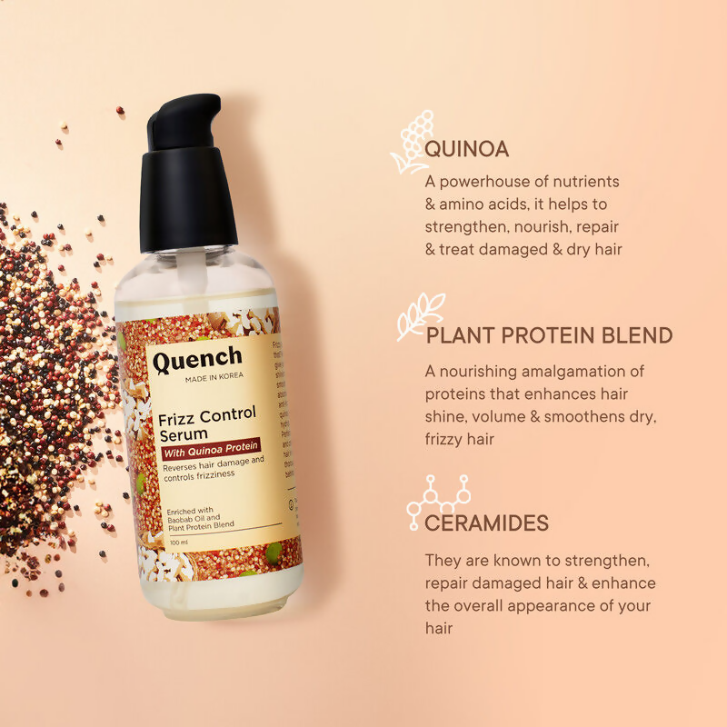 Quench Frizz Control Hair Serum - Distacart