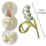 Thumbnail for Joban Fashion Green Metal Queen Art Long Flower Hair Clutcher For Women