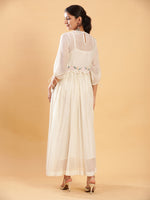 Thumbnail for BohoJazz Bohemian Signature Dress with Embroidered Mul Top