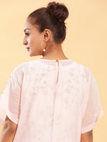 Thumbnail for BohoJazz Bohemian Signature Layered Maxi Dress with Motif - Pink