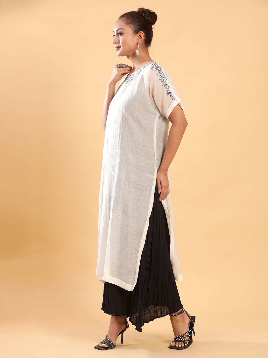 BohoJazz Bohemian Signature Mul Dress with Crushed Black Inner