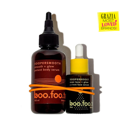 Boofootel SOOPER DUO: Face + Body Serum Set - Dista