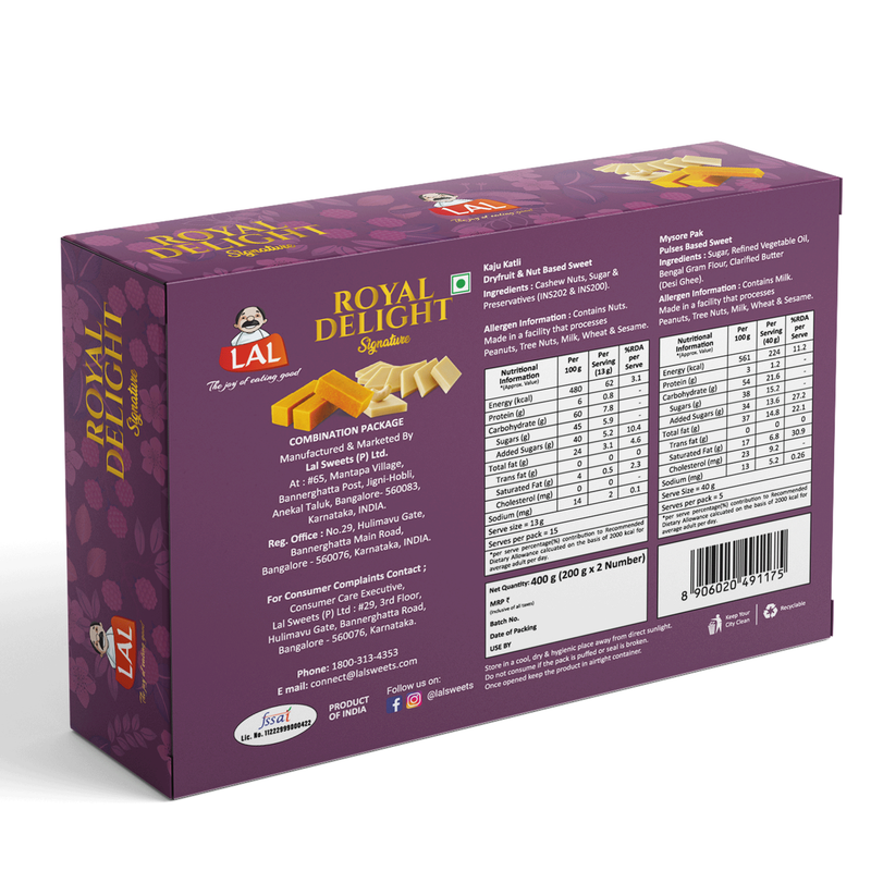 Lal Sweets Royal Delight - Distacart
