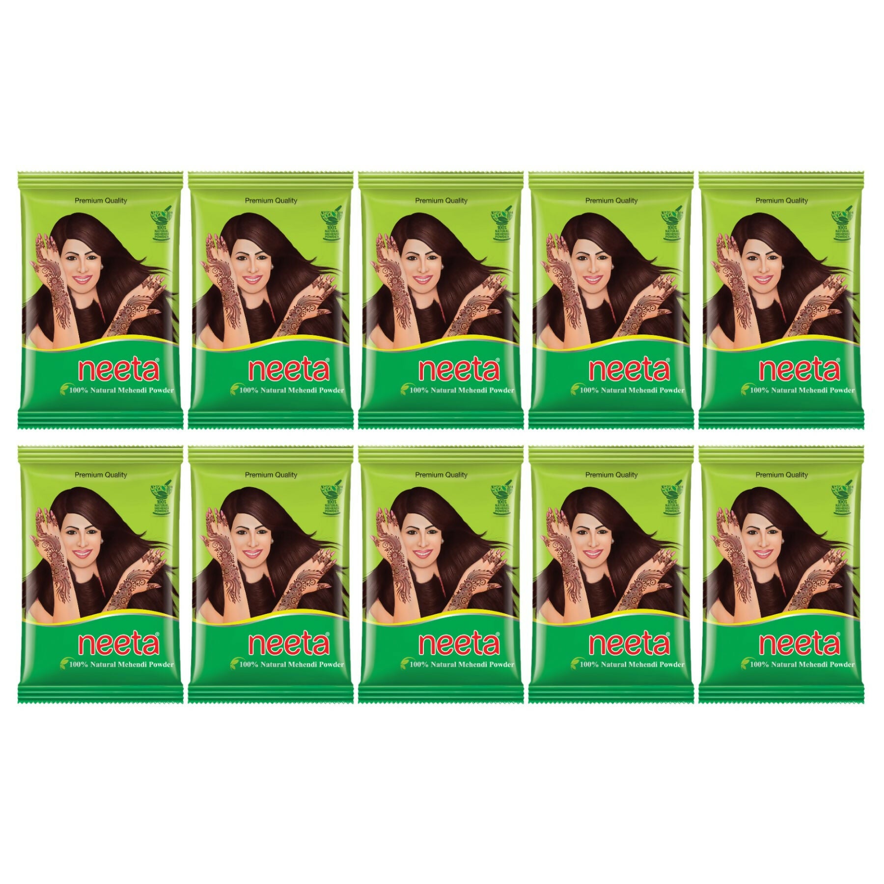 Neeta Henna Powder Enriched With Natural Herbs-Natural Brown - Distacart