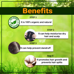 Thumbnail for VedicAyurveda Bhringraj Leaf Powder and Hibiscus Powder - Dista