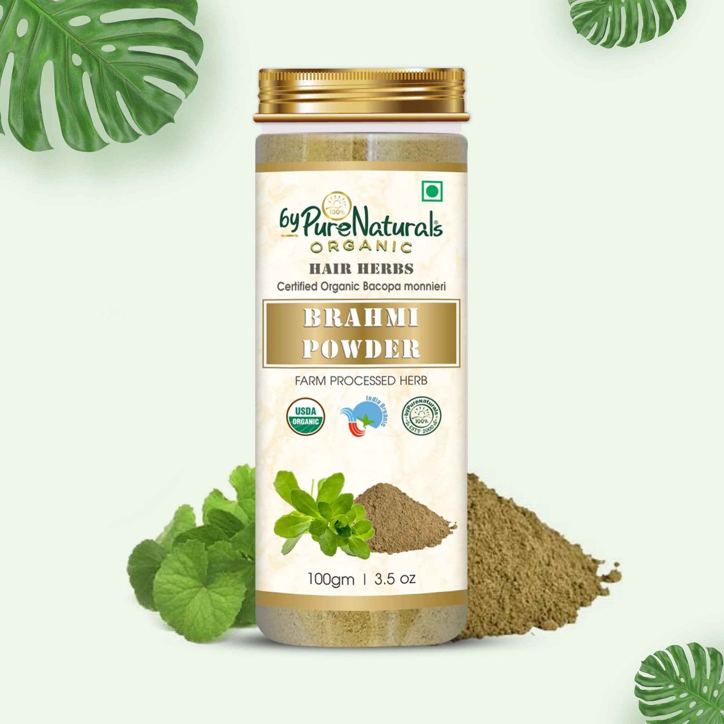 byPureNaturals Organic Brahmi Powder - Dista