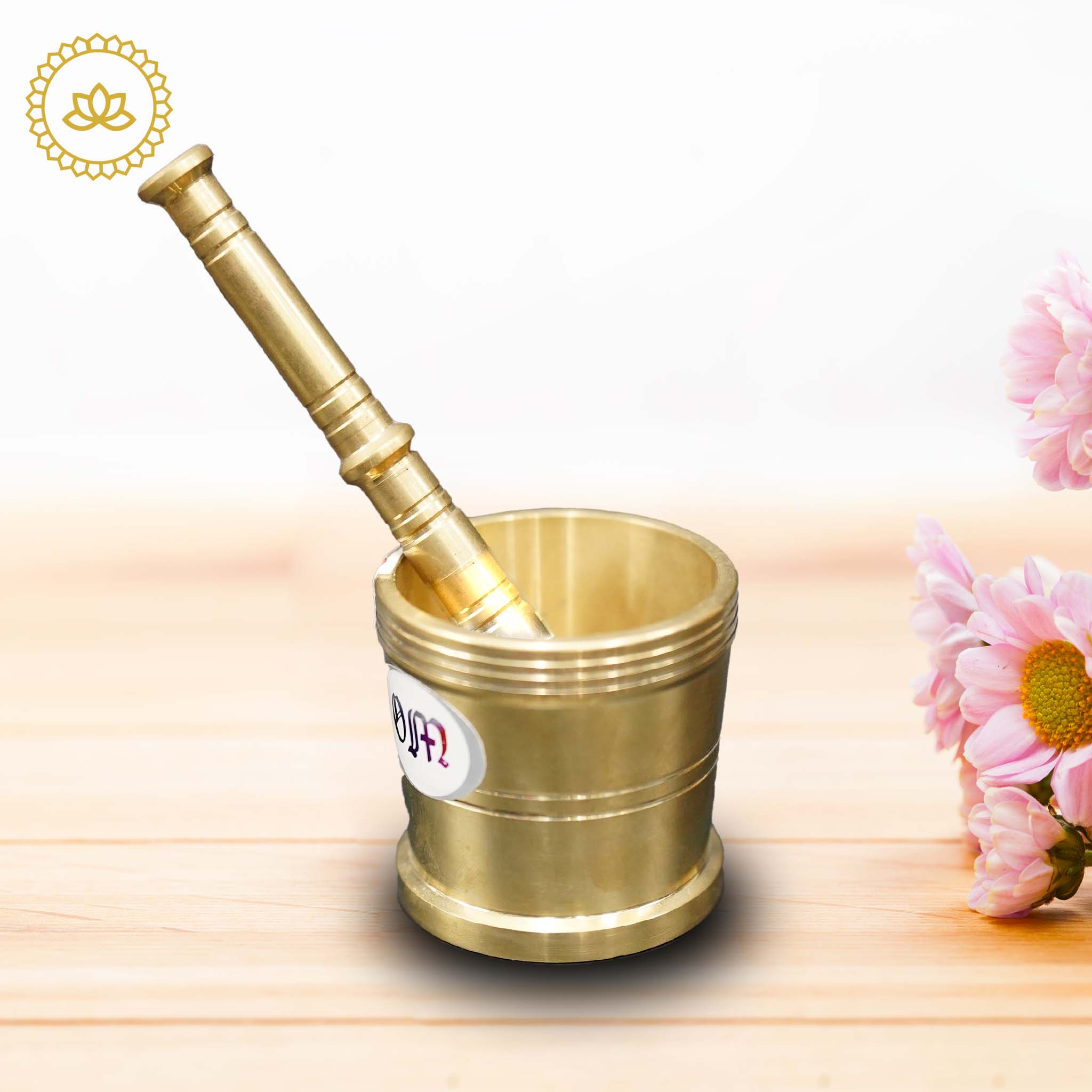 Brass Mortar and Pestle - Embrace the Art of Traditional Grinding - Distacart