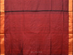 Thumbnail for Brown Uppada Silk Handloom Saree with One Side Border Design - Global Threads - Distacart